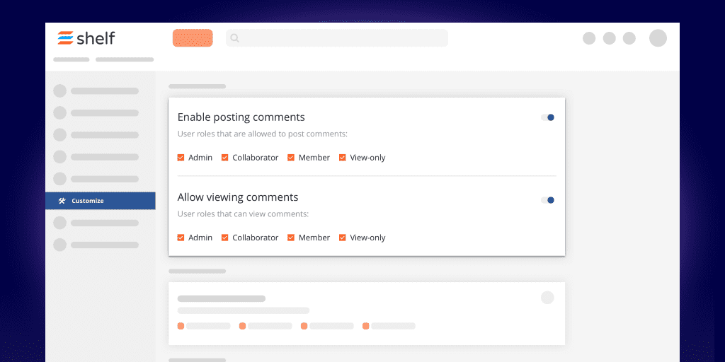 Customize the Commenting functionality