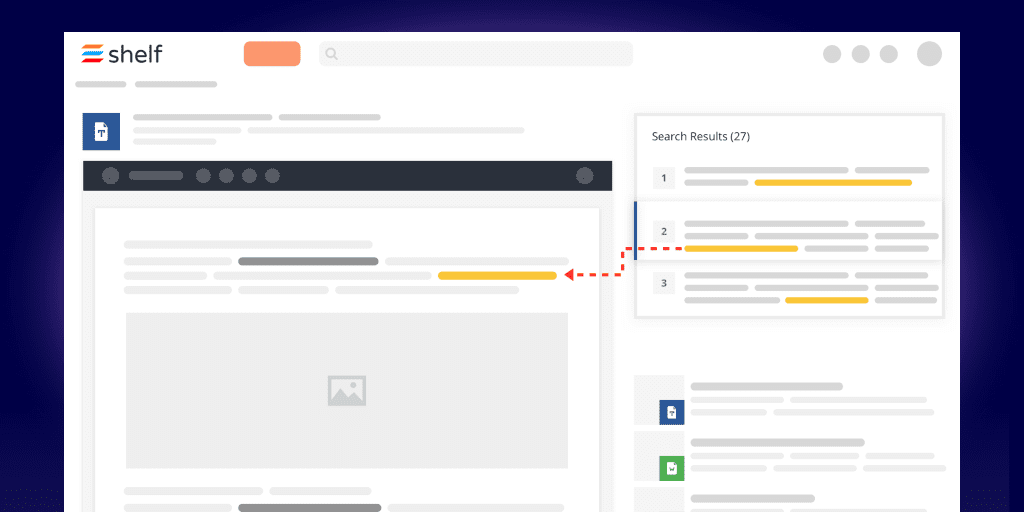 Navigate Search Results on Gem Page
