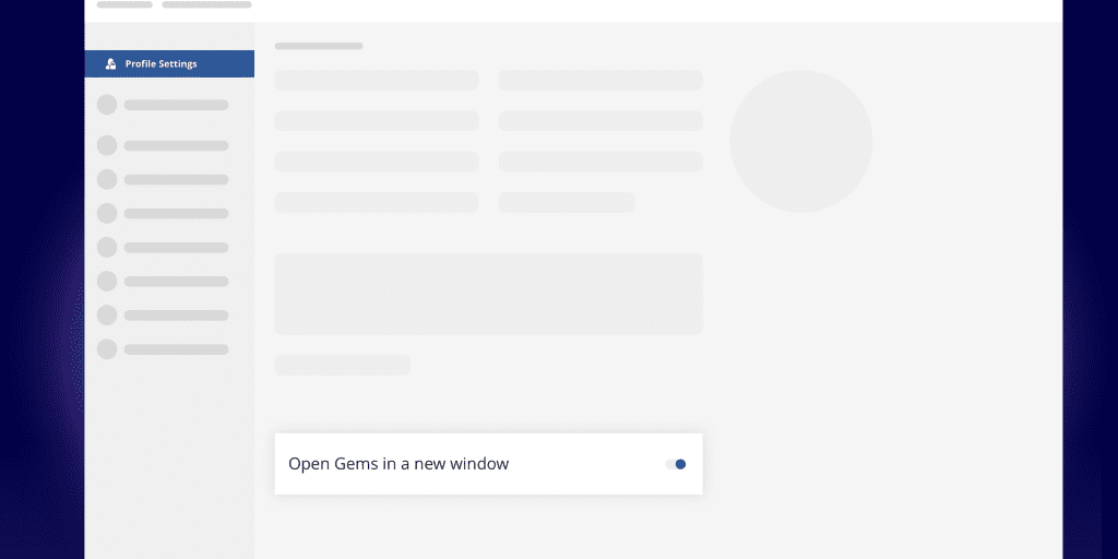 Customize how Gem Pages get opened
