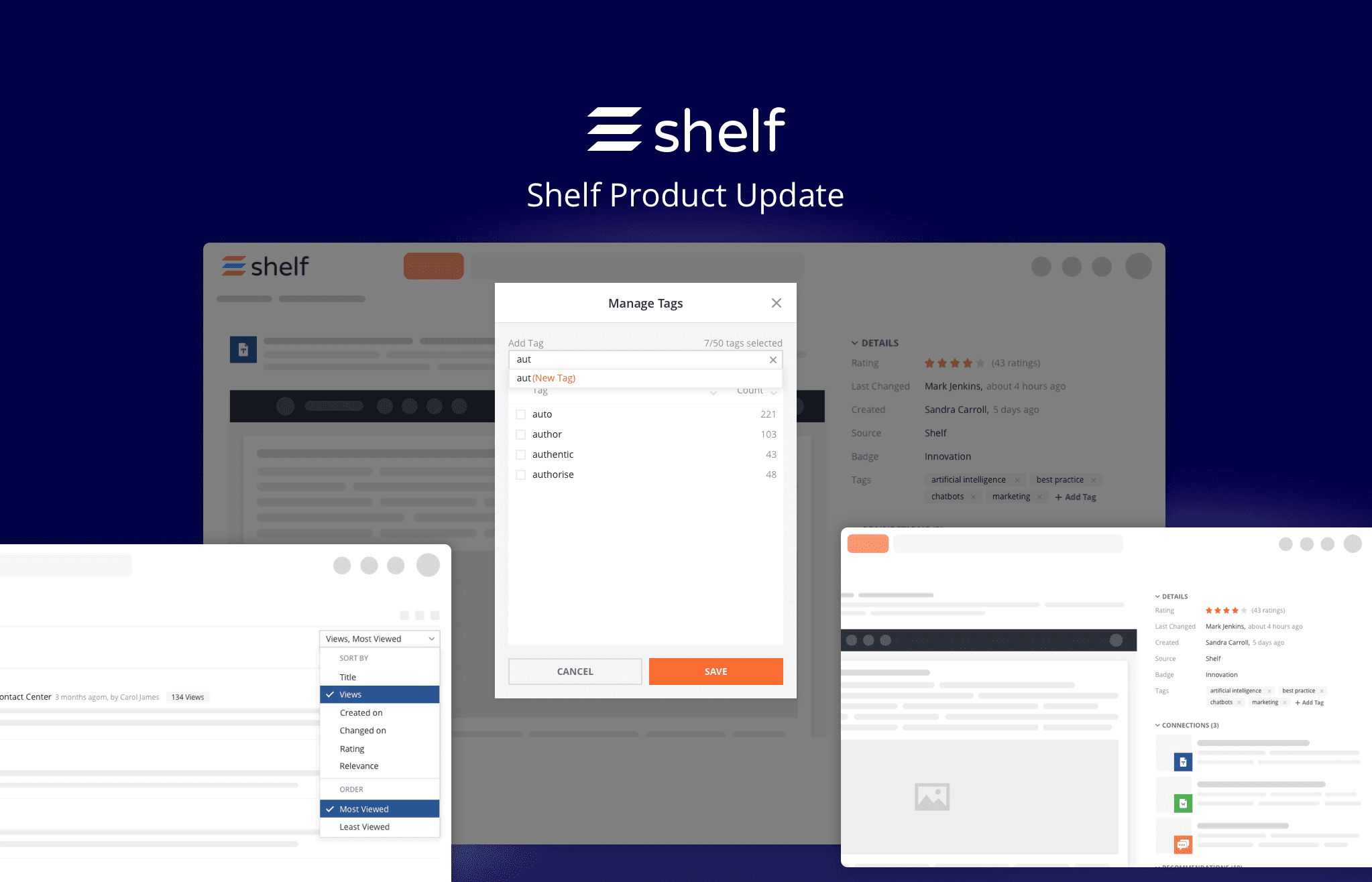 Shelf Product Update – Revamped Tag Library