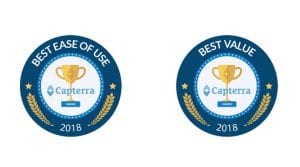 Capterra by Gartner Awarded Shelf for the “Best Ease of Use” and the “Best Value”: image 1