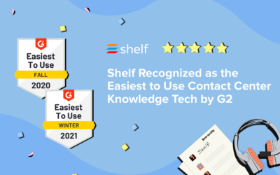 Shelf Recognized as the Easiest to Use Contact Center Knowledge Tech by G2