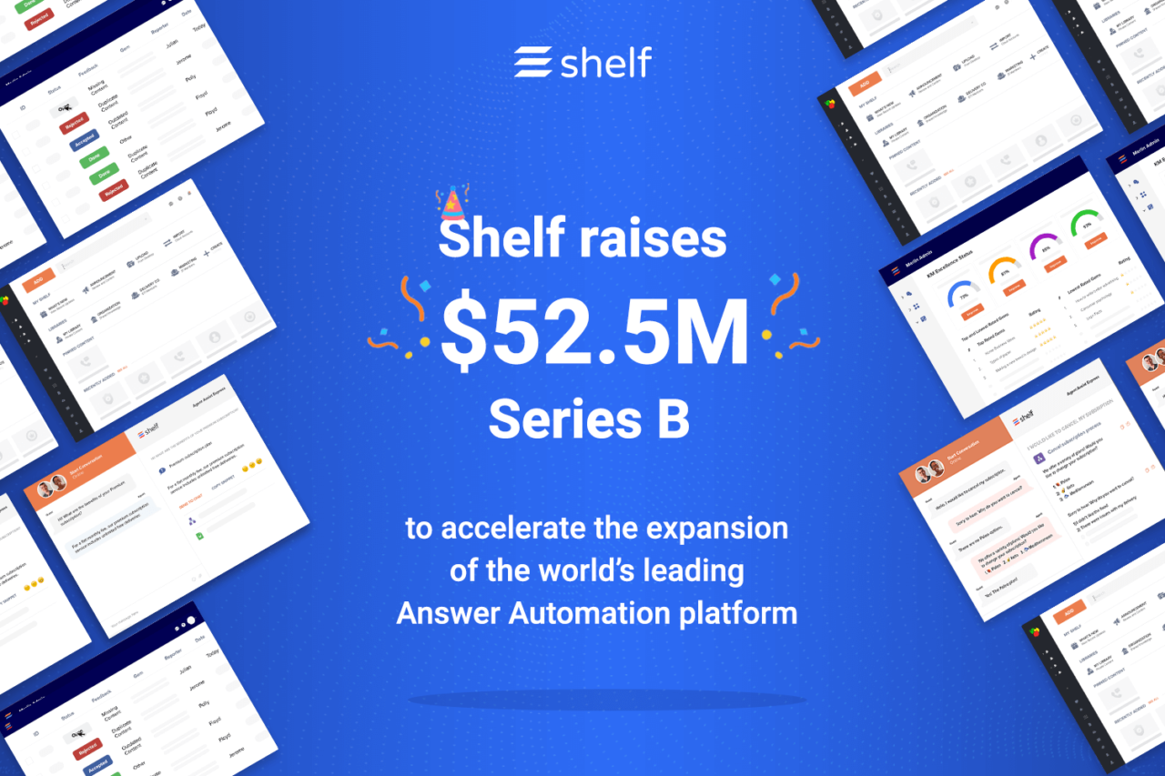 Shelf Raises $52.5M to Accelerate Answer Automation