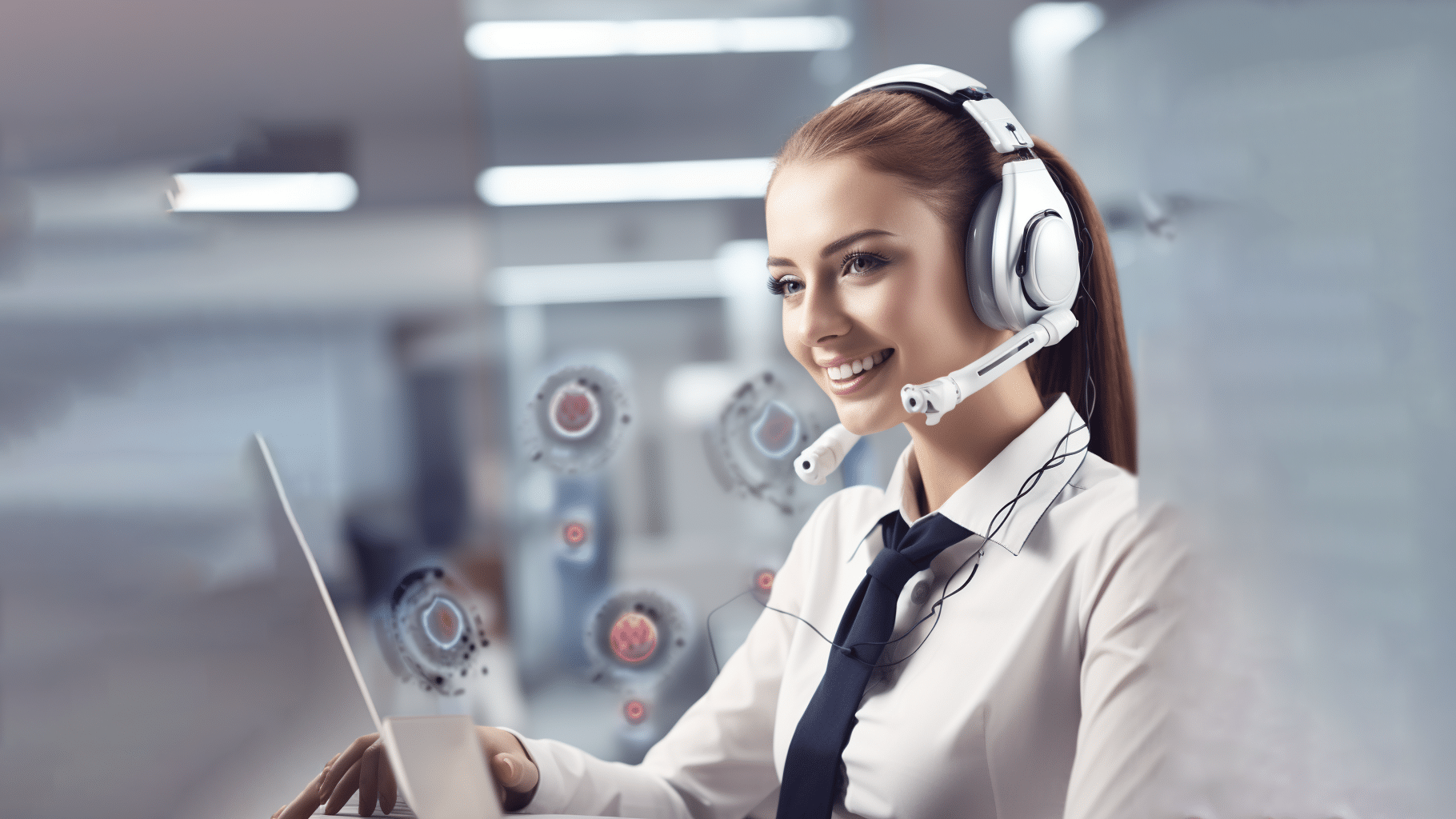A Midjourney depiction of what jobs will AI replace in customer service
